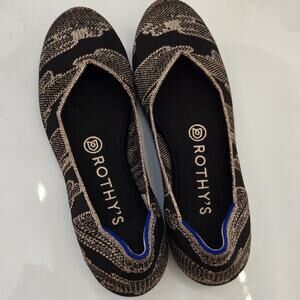 Rothy’s The Flat in Golden Shimmer Women’s Size 7‎